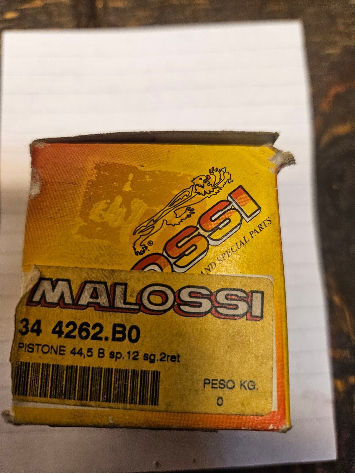Malossi 44,5 mm Honda mb/mt/mtx zuiger nos., Ophalen of Verzenden, Nieuw, Cilinder, Honda mb mt mtx