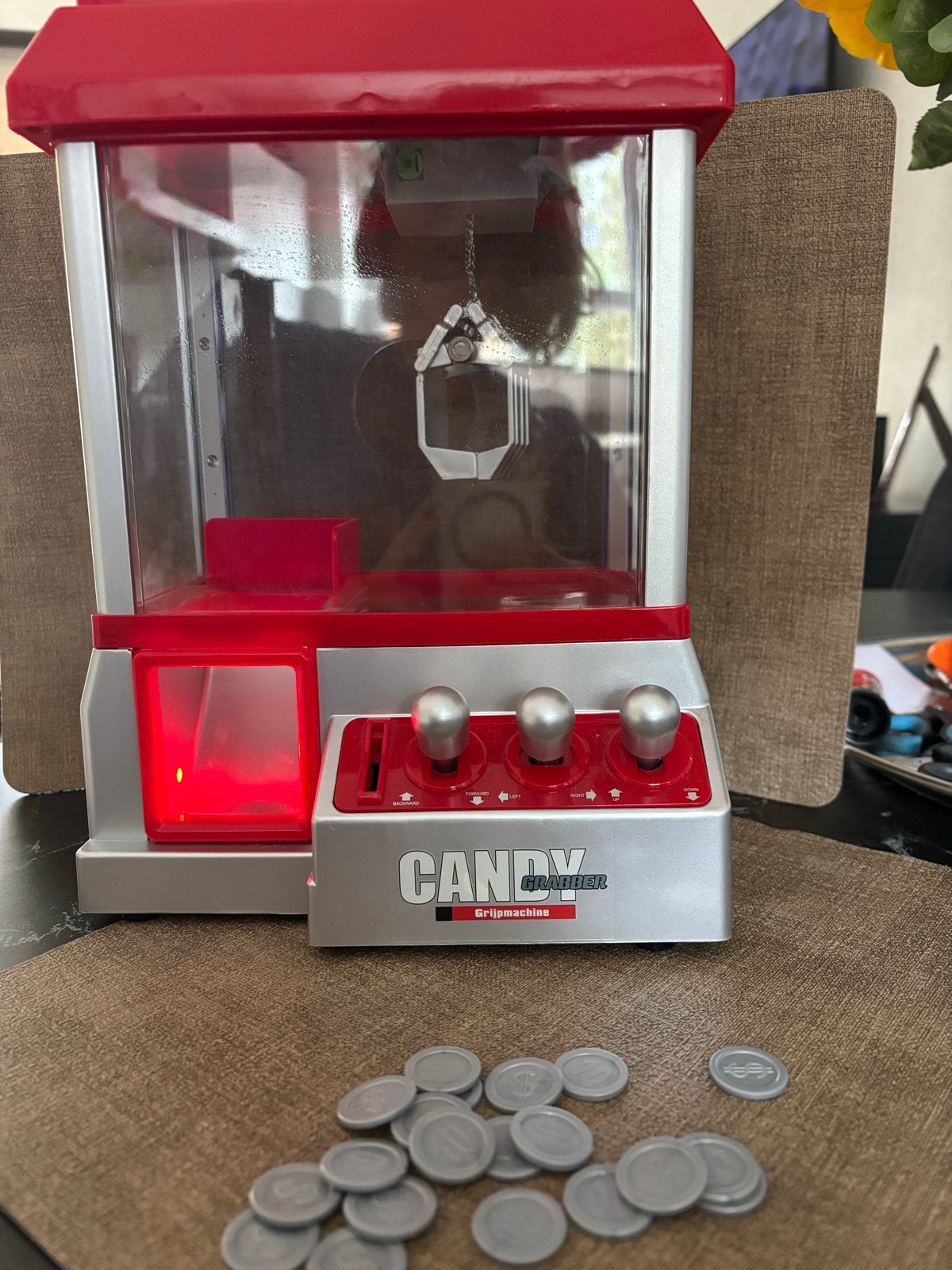Candy Grabber Grijpmachine met munten, Ophalen of Verzenden, Gebruikt, Jongen of Meisje