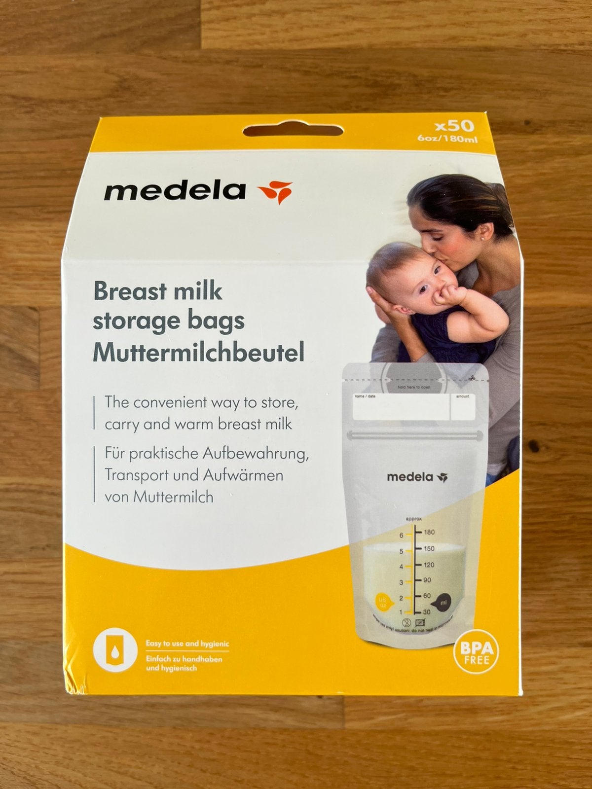 Ongeopende verpakking Medela moedermelk bewaarzakjes 50 st., Ophalen of Verzenden, Nieuw, Overige typen