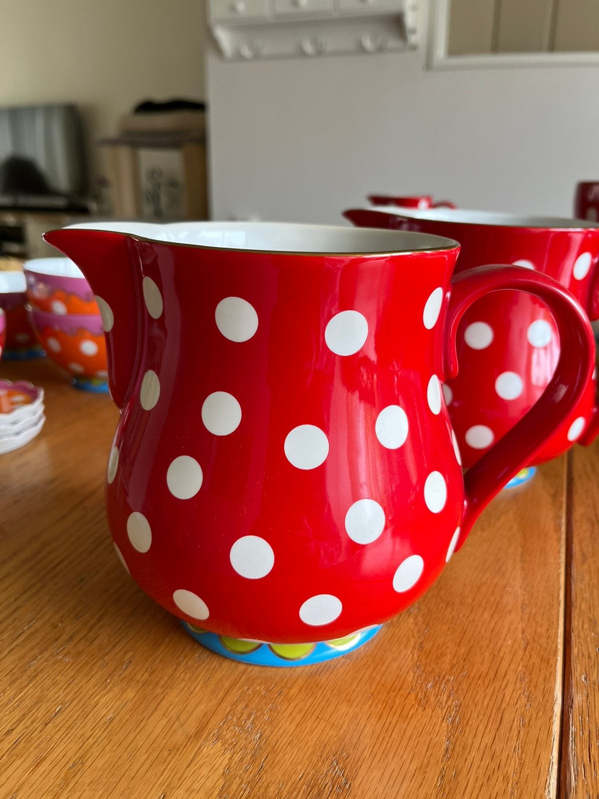 Oilily Douwe Egberts Sap / Melk Kannen, Ophalen, Zo goed als nieuw, Overige stijlen, Kop(pen) en/of Schotel(s)