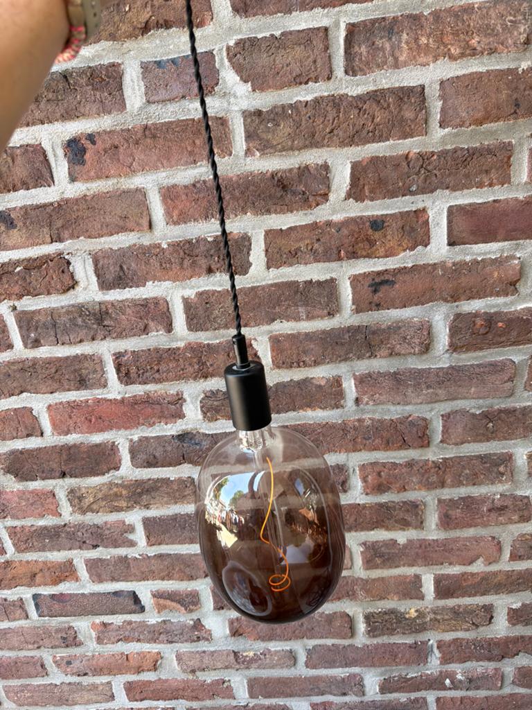 Grote peren lamp - Unieke hanglamp, Ophalen of Verzenden, Zo goed als nieuw, Glas