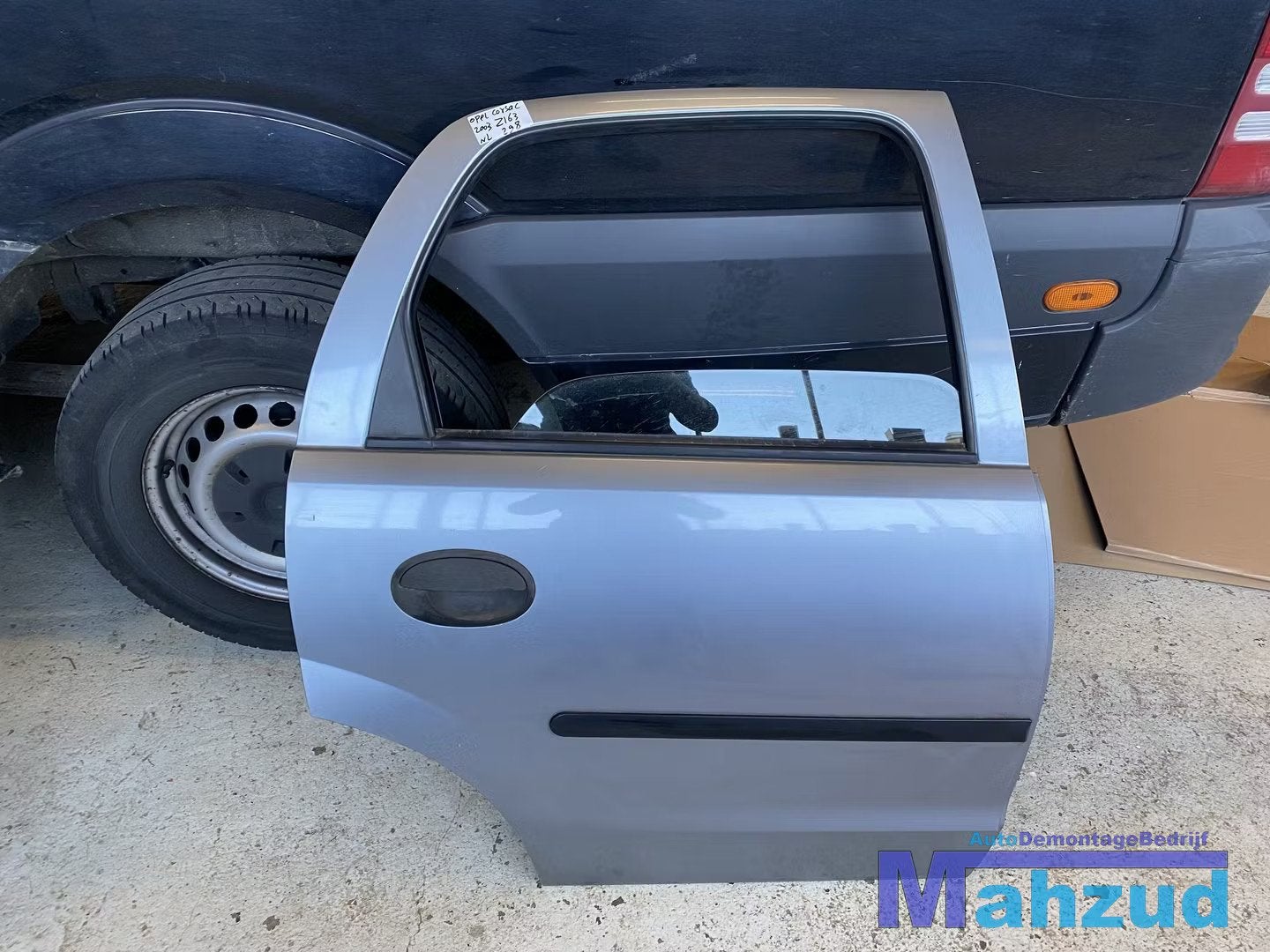 OPEL CORSA C grijs Z163 Rechts Achter deur portier 5 deurs, Auto-onderdelen, Gebruikt, Deur, Ophalen of Verzenden, Kontakt@opel-infoservice.de