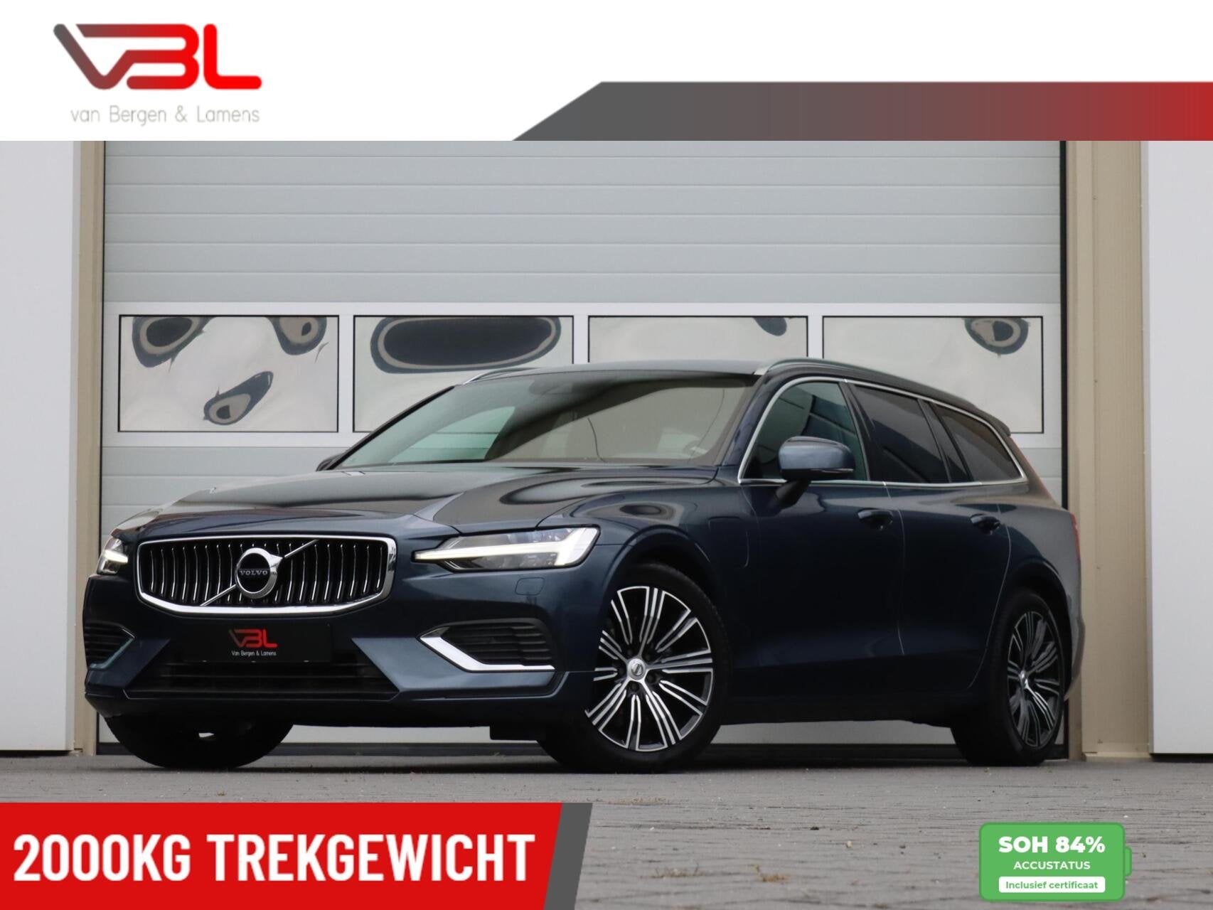 Volvo V60 2.0 T6 Recharge AWD 340PK Inscription | Memory | H, Auto's, Automaat, Dealer onderhouden, Gebruikt, 4 cilinders