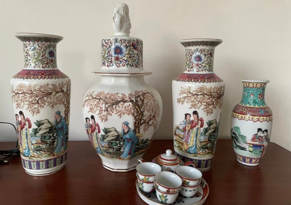 Mooie collectie Chinese vazen 1960, Ophalen