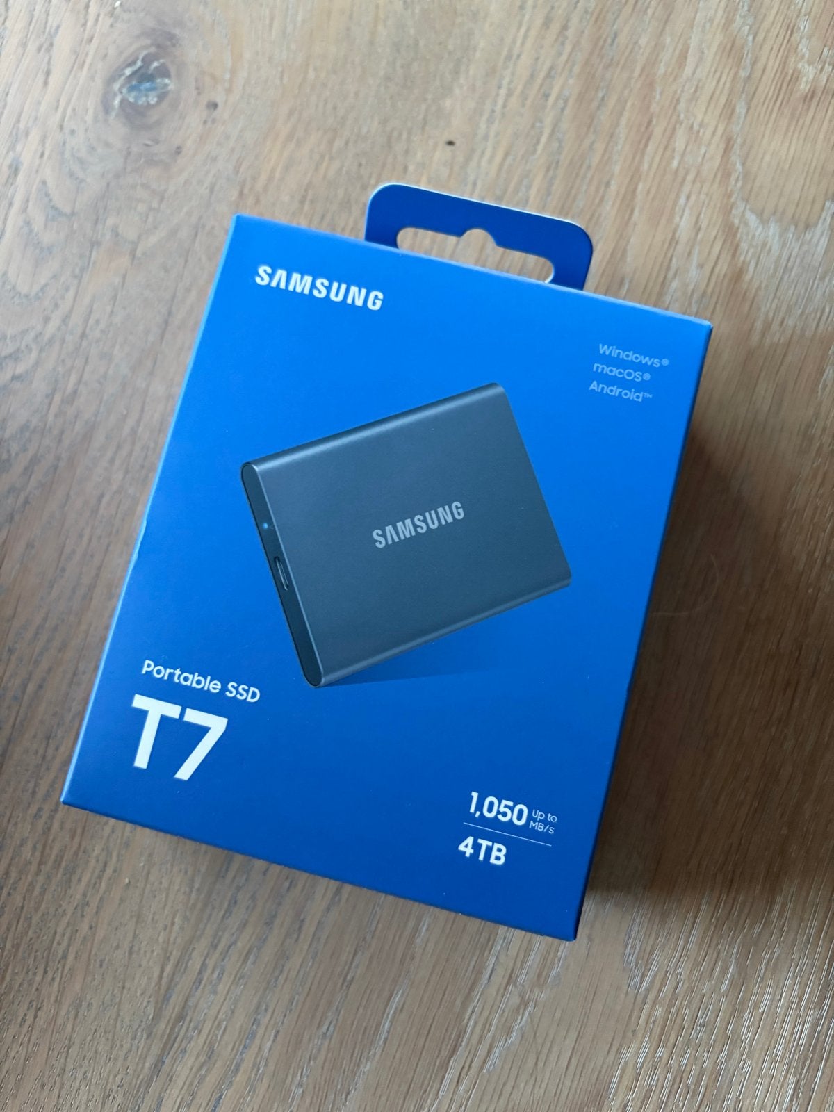 Samsung Portable SSD T7 4TB - Externe SSD, Computers en Software, Server, SSD, Ophalen of Verzenden, Zo goed als nieuw