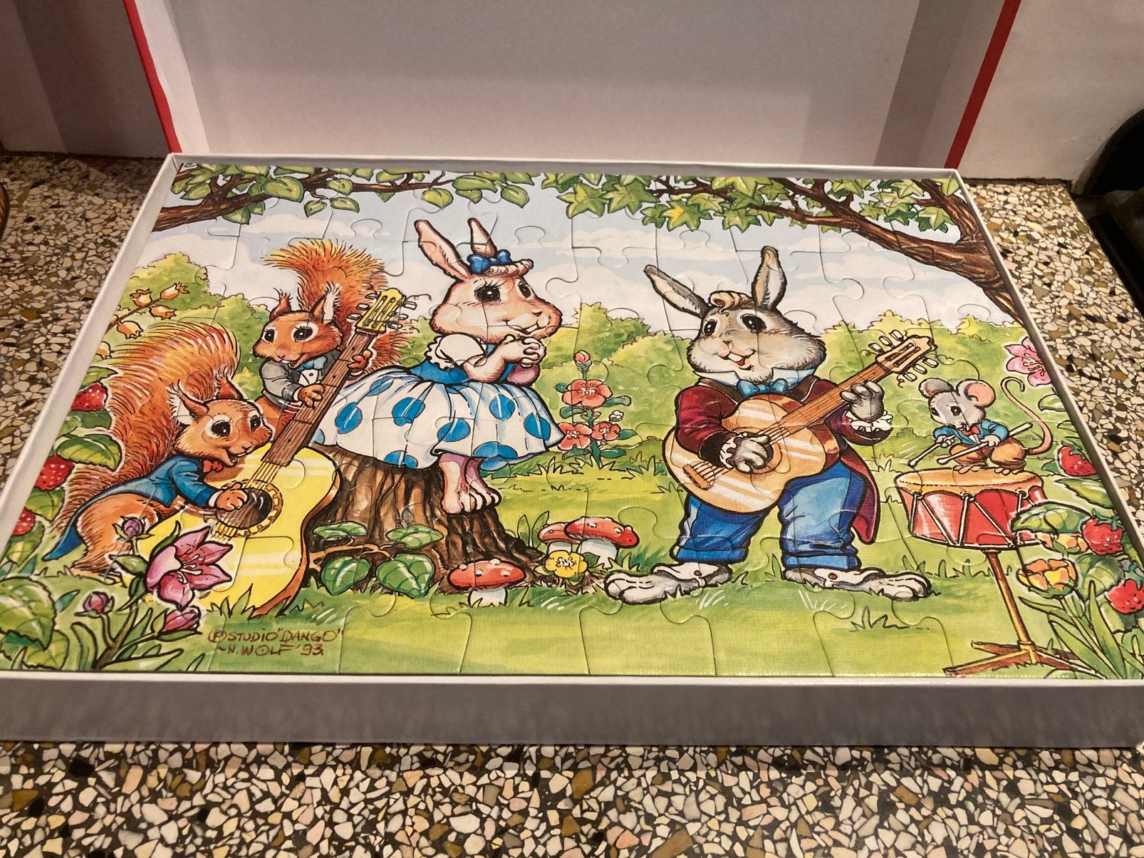 Lieve puzzel, Ophalen of Verzenden, Meer dan 50 stukjes, Zo goed als nieuw