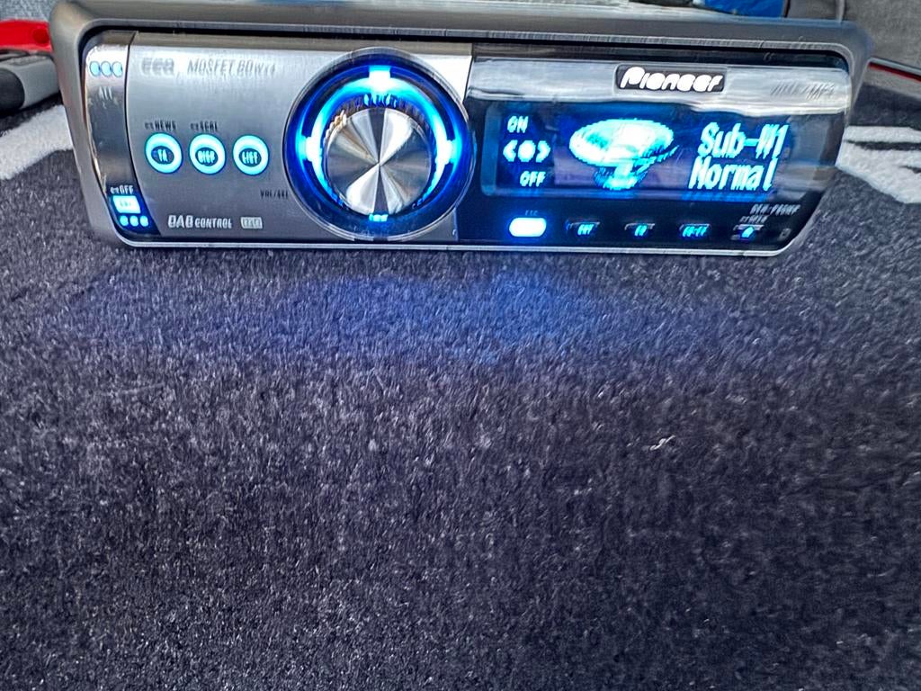 Pioneer DEH-P80MP 4X60 Watt WMA/MP3 Autoradio met Bluetooth, Ophalen of Verzenden, Zo goed als nieuw