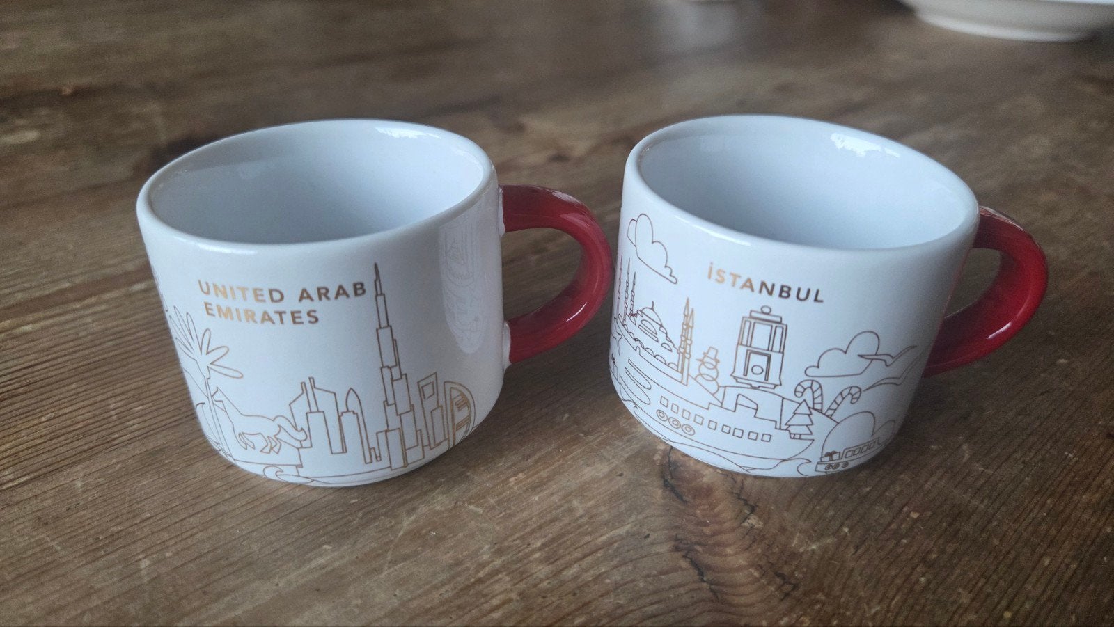 Starbucks Espresso Kopjes - You are here collectie, Overige typen, Ophalen of Verzenden, Zo goed als nieuw, Steen/keramiek