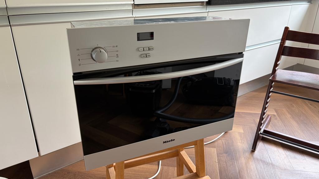 Miele DG 163 stoomoven, Ophalen, Zo goed als nieuw, Inbouw
