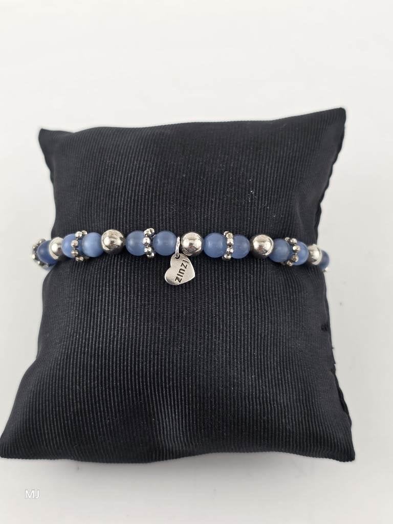 Zinzi armband                                             M4, Sieraden, Tassen en Uiterlijk, Gebruikt, Blauw, ., Ophalen of Verzenden