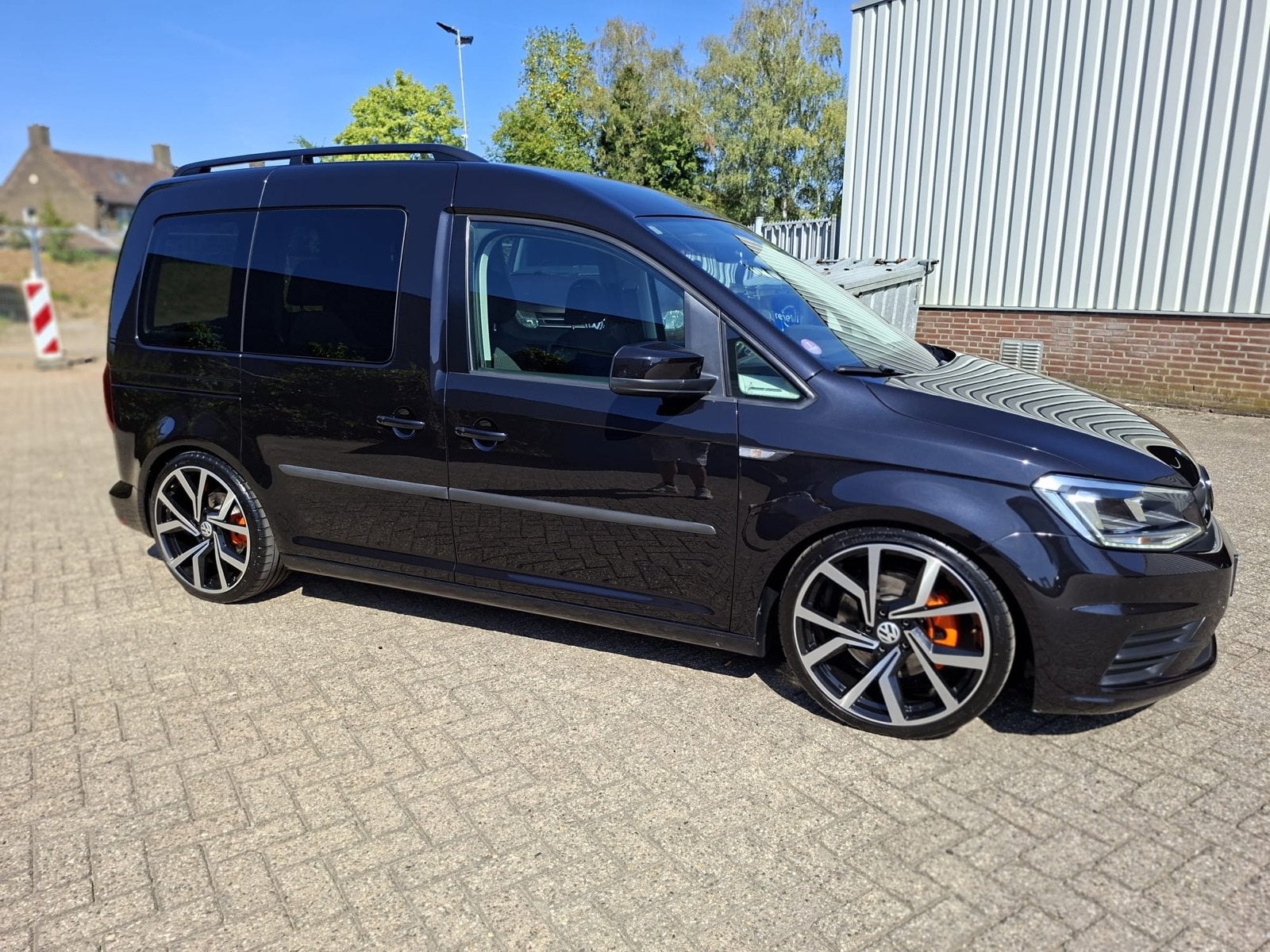 Volkswagen Caddy 1.4 TSI 92KW 2017 Zwart, Auto's, Voorwielaandrijving, 125 pk, 1287 kg, 4 cilinders