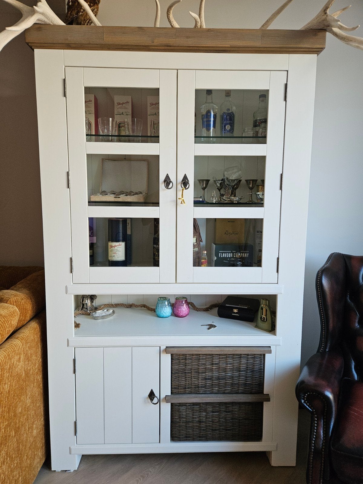 Mooie landelijke kast, Ophalen, 100 tot 150 cm, Zo goed als nieuw, 150 tot 200 cm