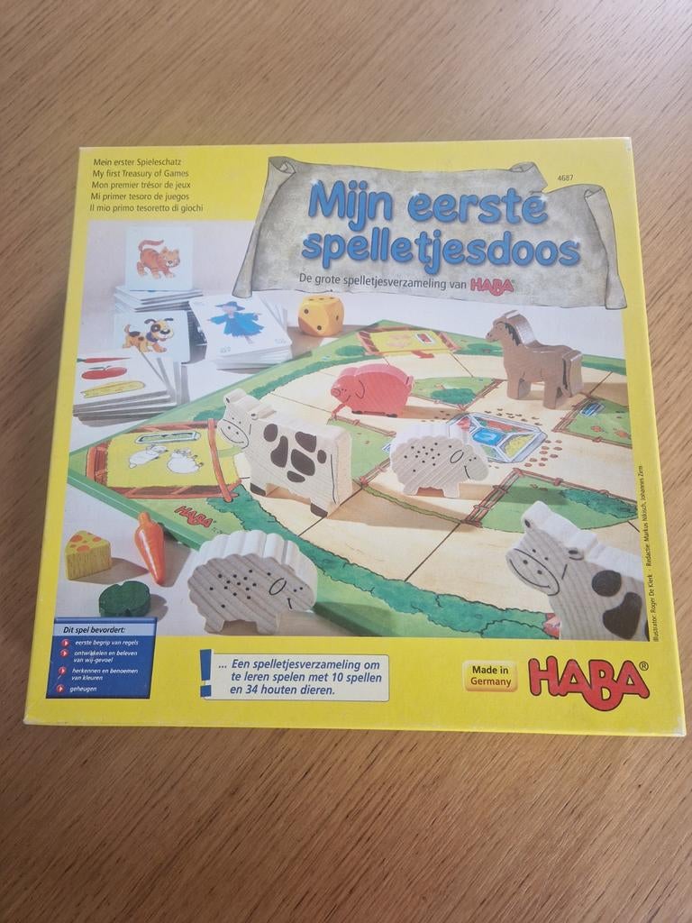 Haba mijn eerste spelletjesdoos, Ophalen of Verzenden, Zo goed als nieuw