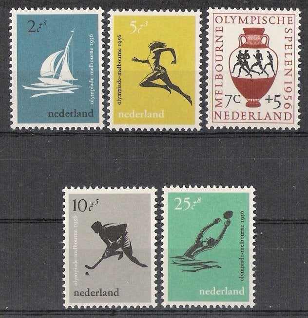 Nvph 676-80 postfris cw 6,50, Postzegels en Munten, Postzegels | Nederland, Ophalen of Verzenden