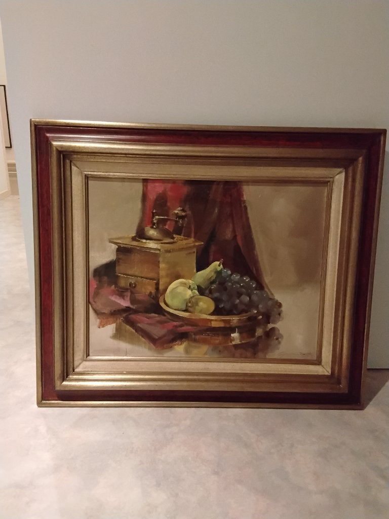 Stil leven, Antiek en Kunst, Doek, Stilleven, Ophalen of Verzenden, Klassiek
