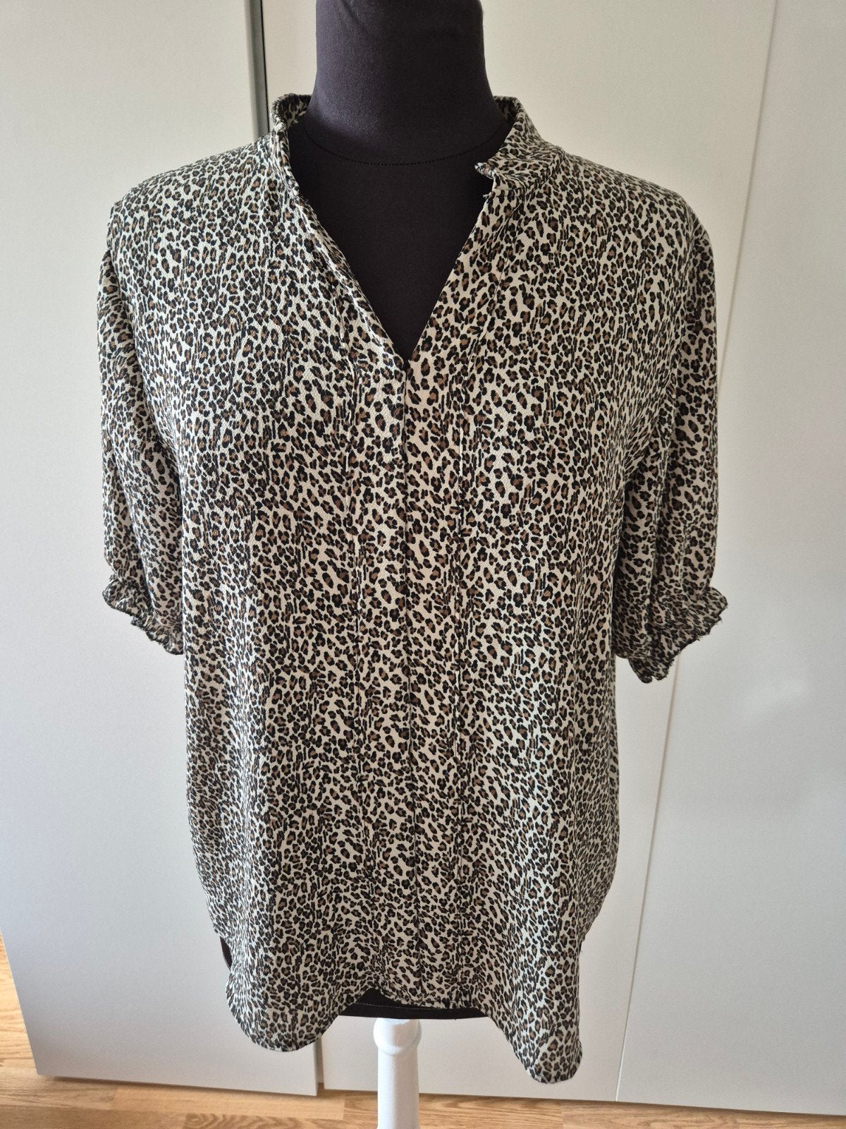 Trendy panterprint blouse Musthaves by Elja - maat L/XL, Ophalen of Verzenden, Zo goed als nieuw, Bruin
