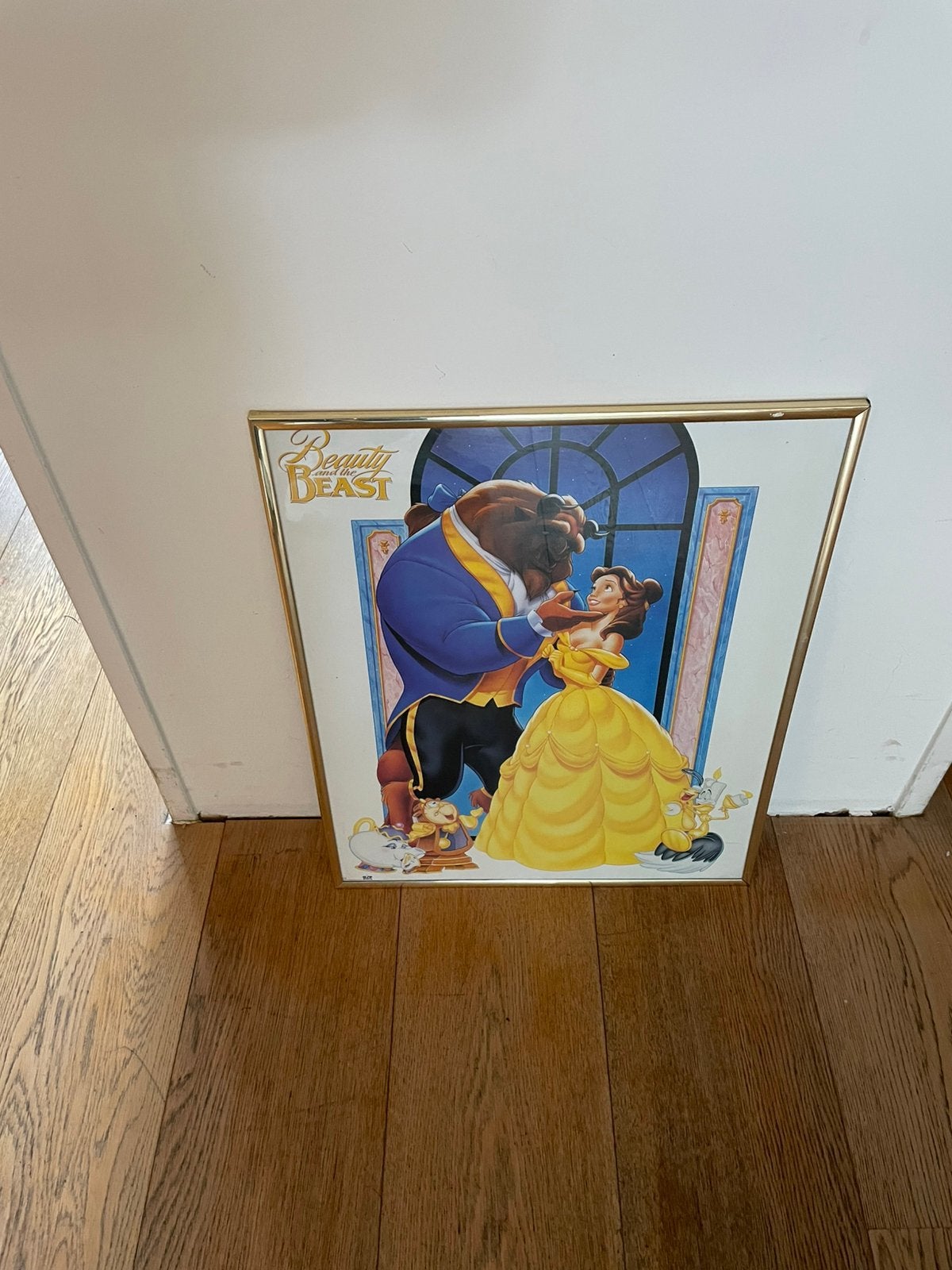 Beaty and the beast dinsney in lijst, Ophalen, Gebruikt, Plaatje of Poster