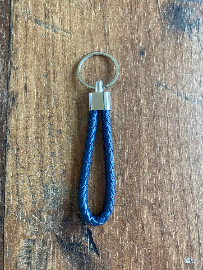 Gevlochten sleutelhanger - Blauw, Ophalen of Verzenden, Nieuw, Overige typen