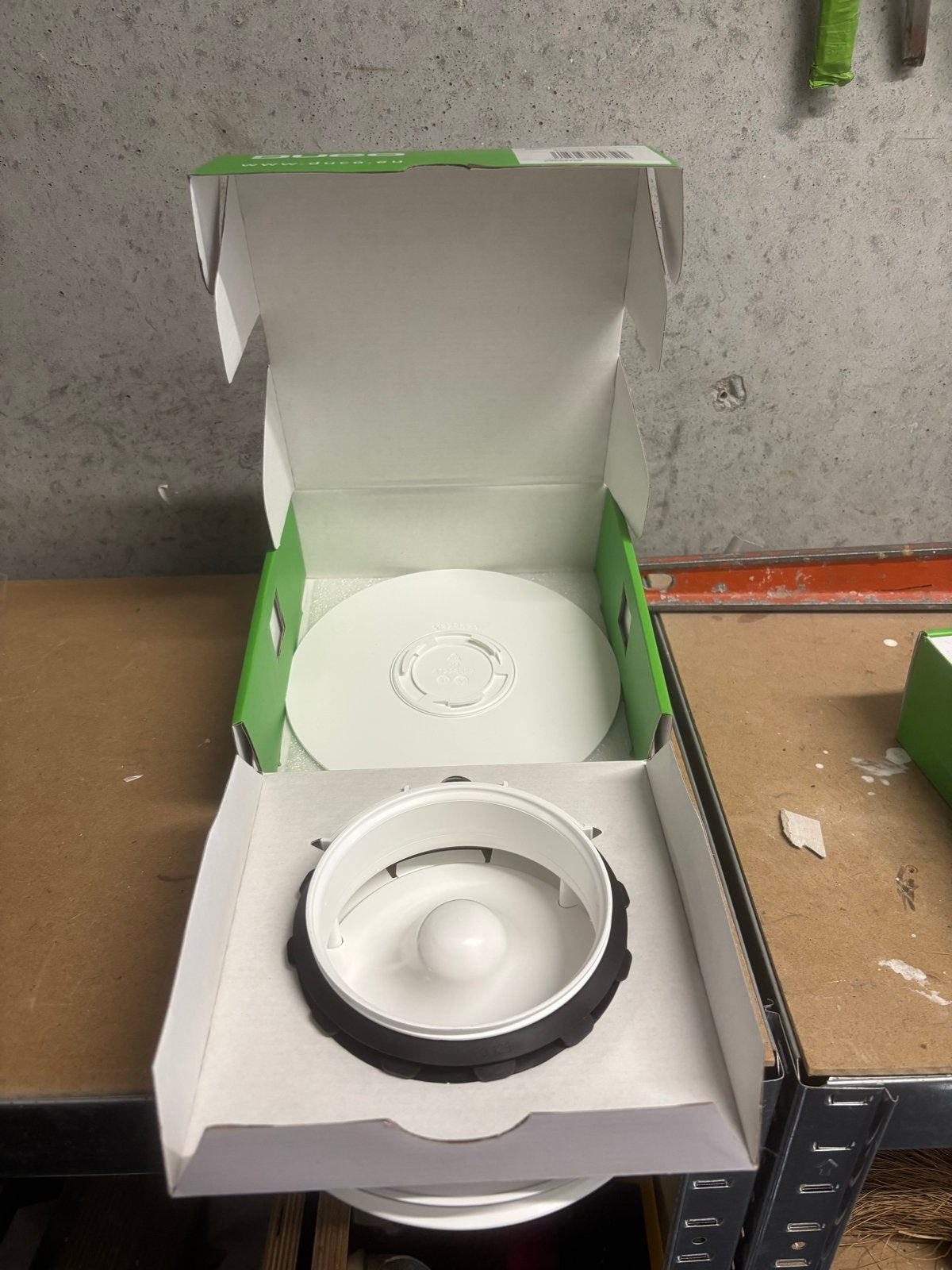 DucoVent Comfort Ventilatie Afzuigventiel - Nieuw in doos, Doe-het-zelf en Verbouw, Ventilatie en Afzuiging, Ophalen of Verzenden