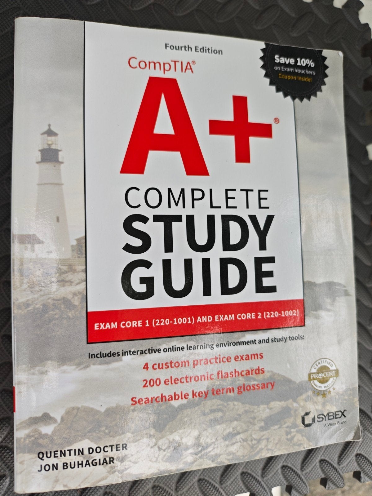 CompTIA A+ studieboek, Boeken, Quentin Docter, Jon Buhagiar, Ophalen of Verzenden, Zo goed als nieuw, MBO