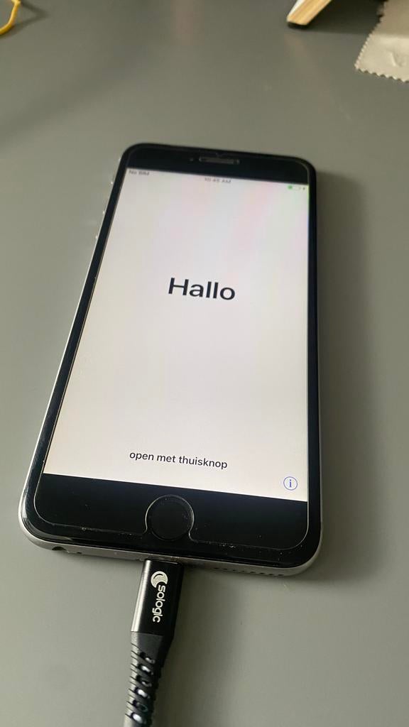 Apple iPhone 6 plus - zilver, Telecommunicatie, Mobiele telefoons | Apple iPhone, Gebruikt, 16 GB, Ophalen of Verzenden, Zonder simlock