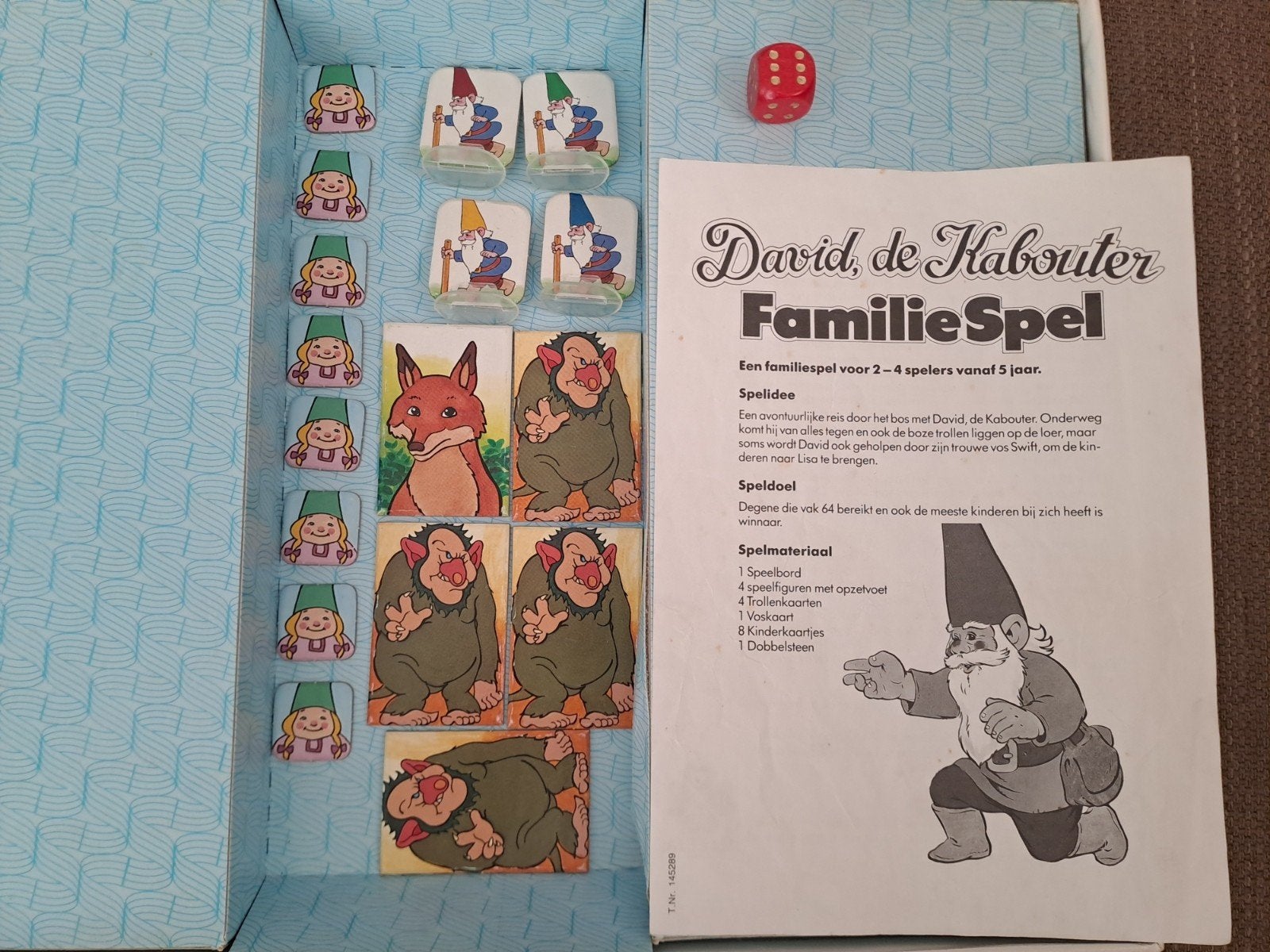 David de Kabouter Familiespel - Compleet en in goede staat, Hobby en Vrije tijd, Ophalen, Zo goed als nieuw, Selecta