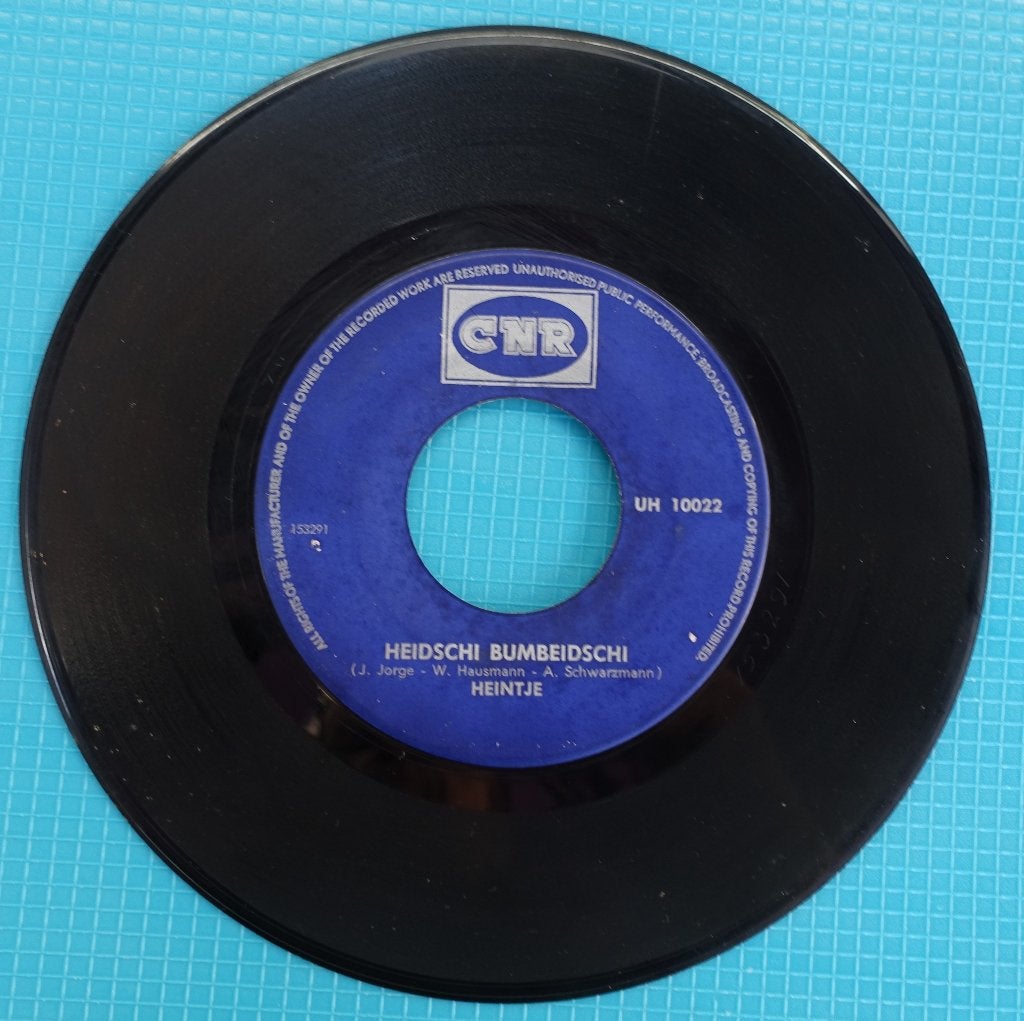Heintje - Heidschi Bumbeidschi (7 inch vinyl single), Gebruikt, 7 inch, Beschermende buitenhoes, Overige typen