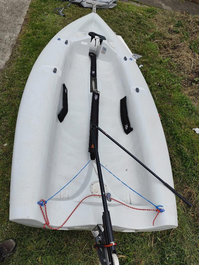 Laser pico, strandtrailer, nieuwe accessoires en dubbel tuig, Ophalen, Gebruikt, Overige typen, Zeilboot