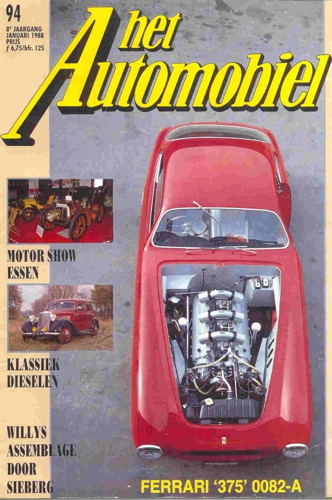 Het Automobiel 94 1988 Show Essen, Ferrari 375, MB diesel, Ophalen of Verzenden, Nieuw, Ferrari