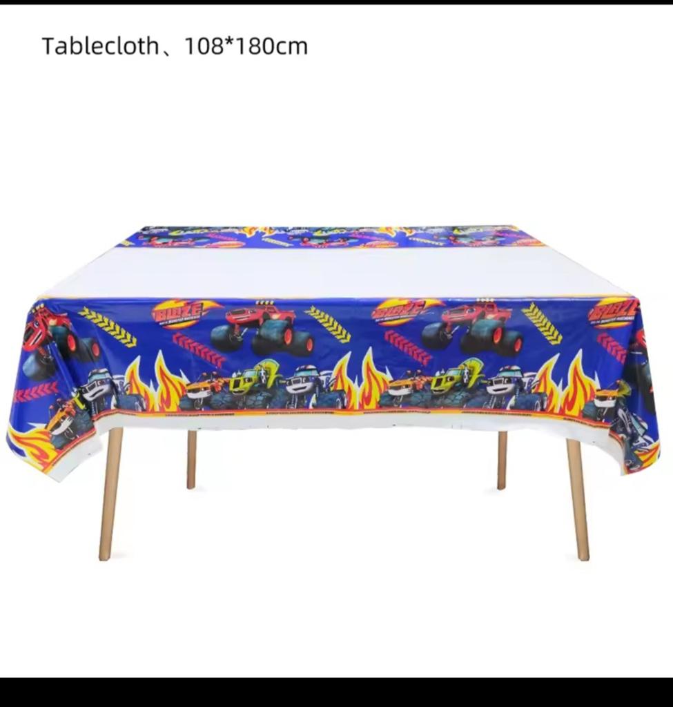 Nieuw Blaze en de Monsterwielen Tafelkleed 108x180cm, Ophalen, Nieuw, Rechthoek, Binnen