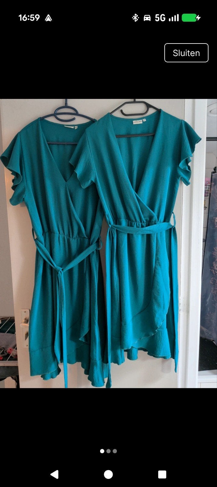 Moeder en dochter matchende jurken - CITY LIFE, Blauw, Maat 46/48 (XL) of groter, Ophalen of Verzenden, Zo goed als nieuw