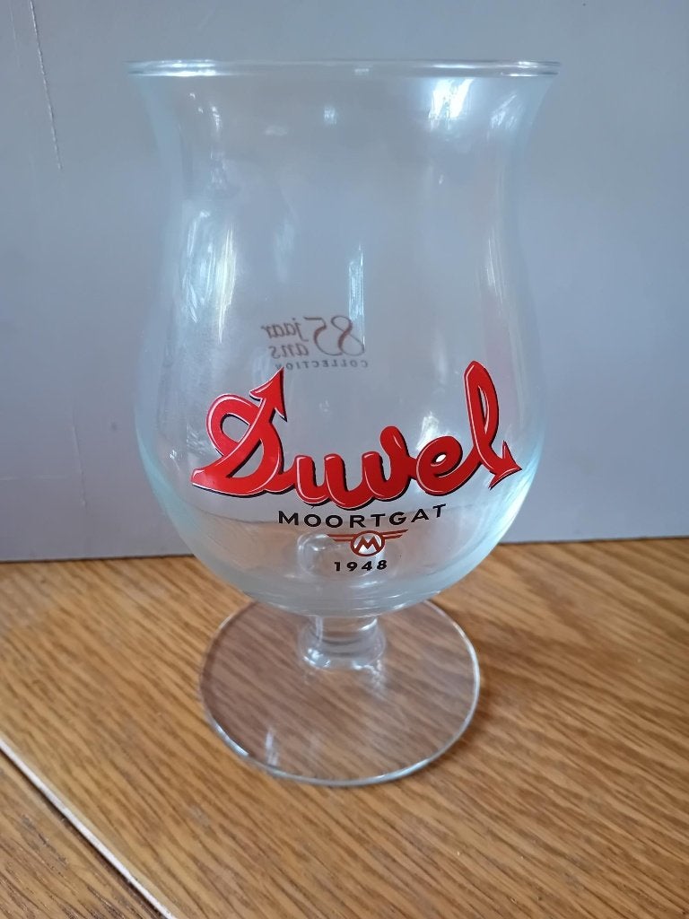 Duvel bierglas Moortgat 1948 - 85 jaar Collection, Ophalen of Verzenden, Zo goed als nieuw, Glas of Glazen, Duvel