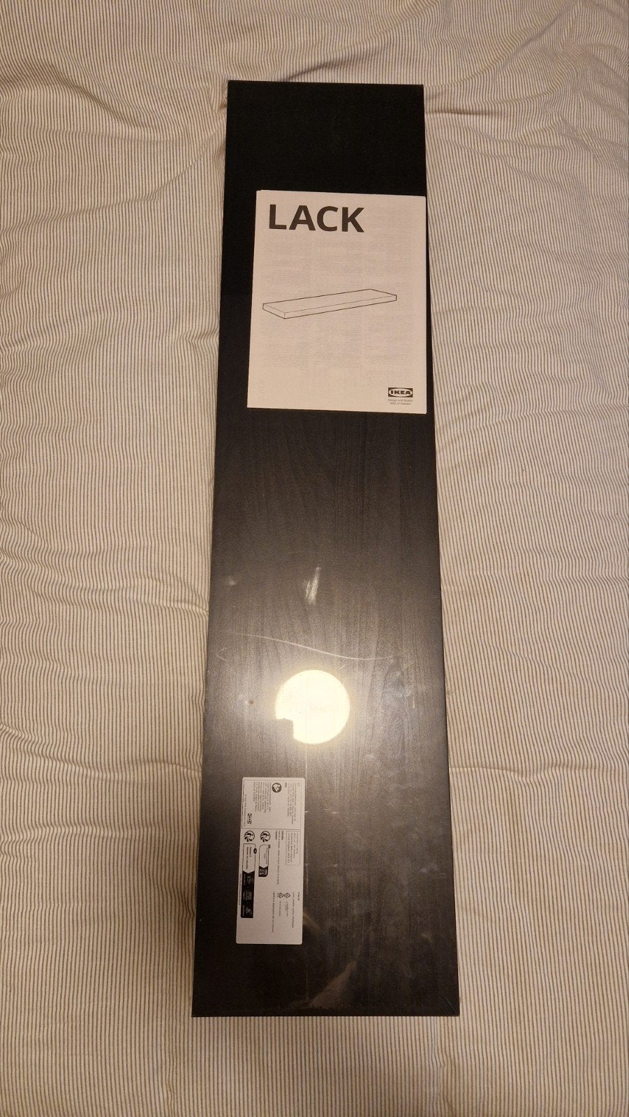 IKEA Lack plank 110cm zwart, Ophalen, Nieuw