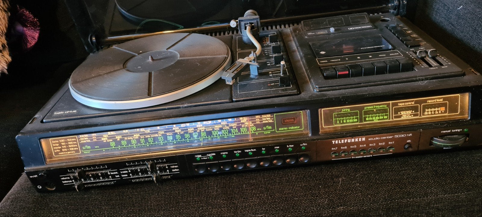 Vintage Telefunken Studio Center 5030 Hifi (1976-1978), Audio, Tv en Foto, Vintage Televisies, Ophalen, 100 cm of meer, Overige merken