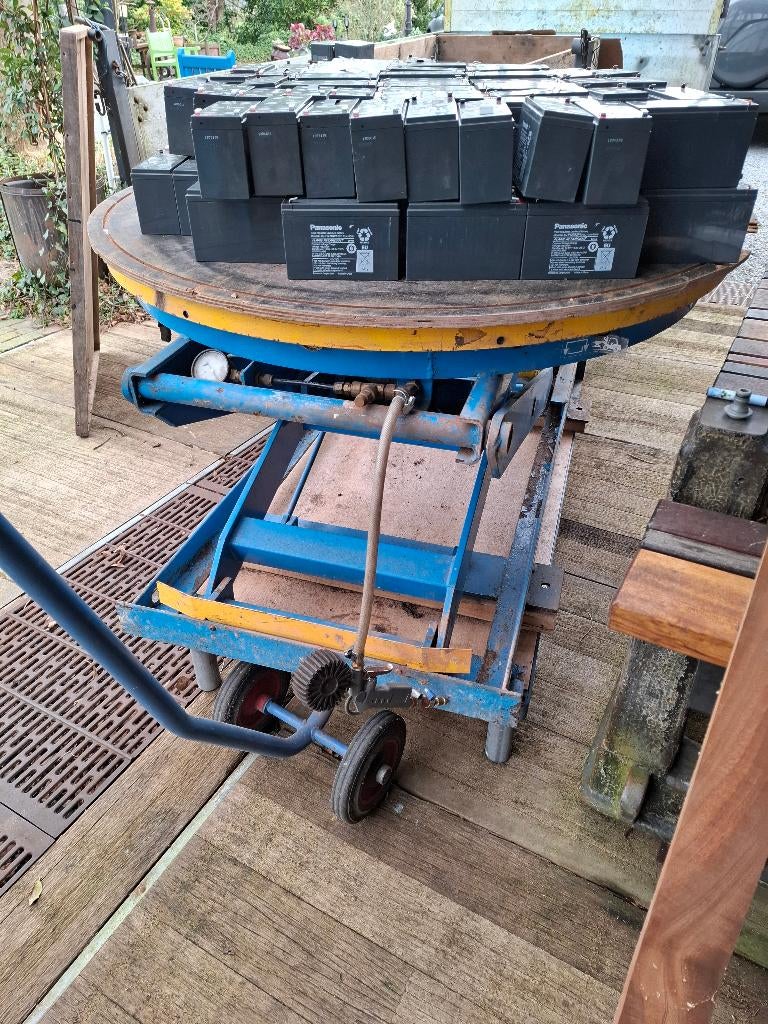 heftafel EZ Loader pneumatische draaibare positioneerder, Ophalen, Gebruikt