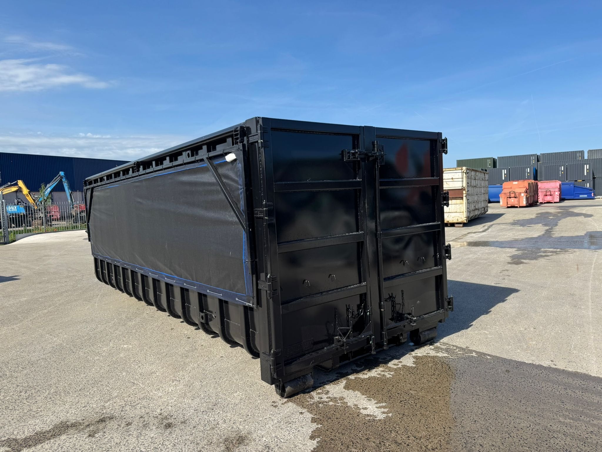 Sidalco kraancontainer 32m3 met klapnetten (bj 2024)
