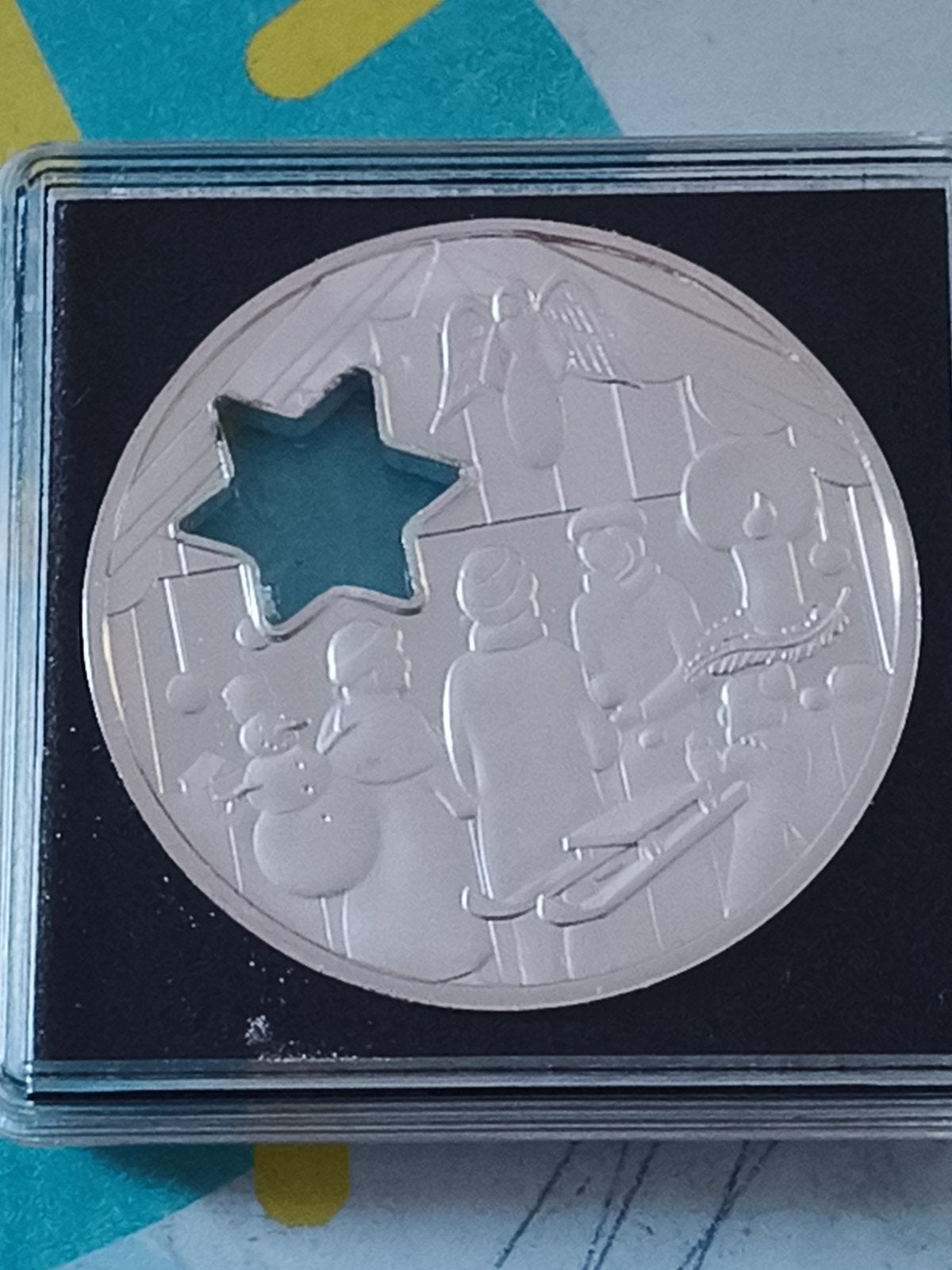 Cook Island Merry Christmas Ster 2011 10 Dollar Zilver, Ophalen of Verzenden, Losse munt, Zilver