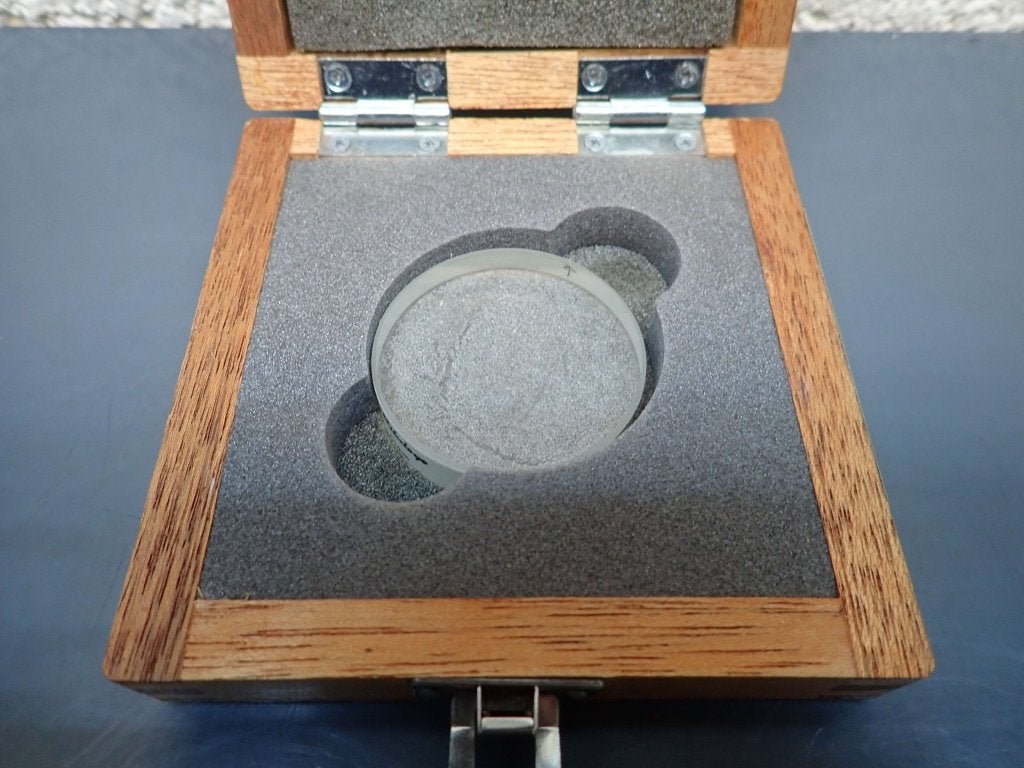 Mitutoyo 158-118 Panglas optisch parallel , Optical Flat, Doe-het-zelf en Verbouw, Niet ingevuld, Gebruikt, Afstand, Niet ingevuld