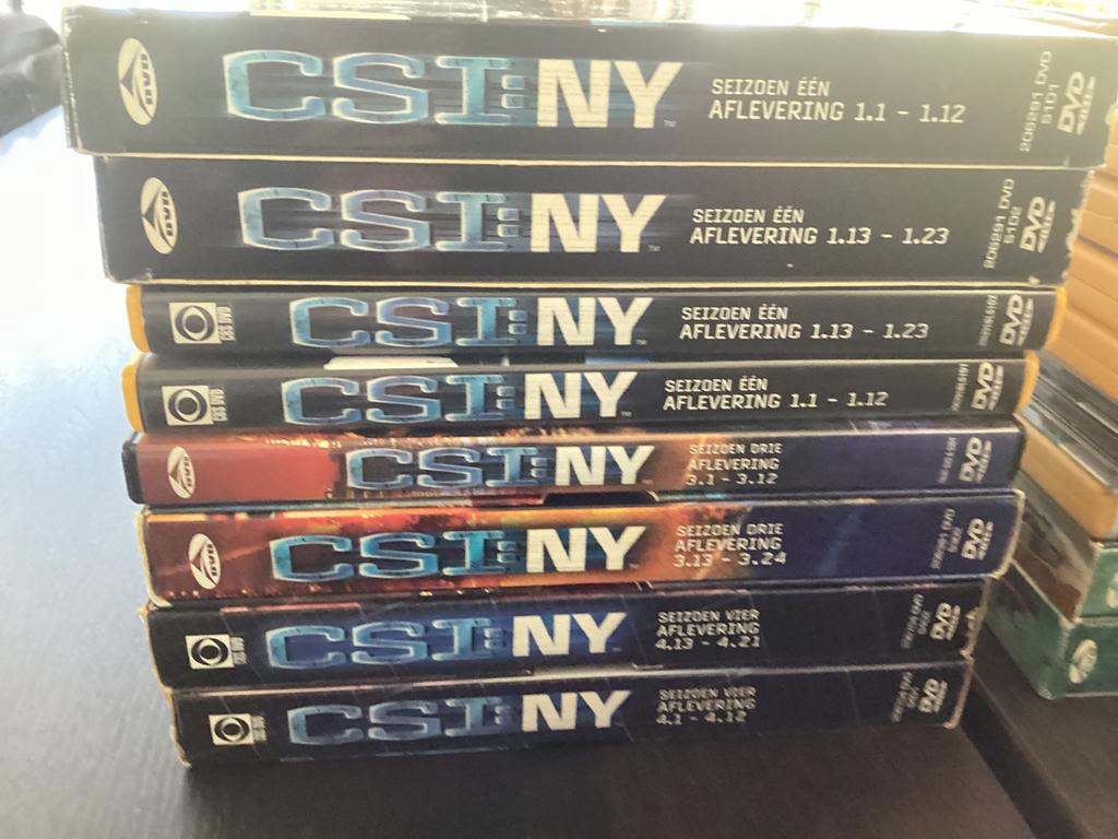 CSI New York serie 1, 3 en 4, Vanaf 12 jaar, Ophalen of Verzenden, Zo goed als nieuw, Oorlog of Misdaad