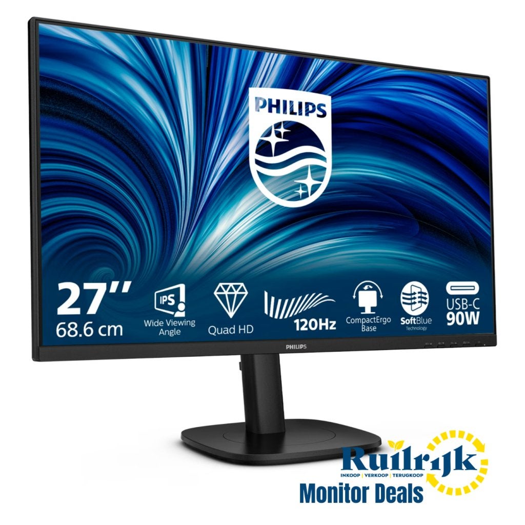 Philips 27B2U3601 27 inch QHD 90W USB-C IPS kantoor Monitor, Philips, Zo goed als nieuw, Support@philips.com, Philips Center
Amstelplein 2
1096 BC Amsterdam
Netherlands