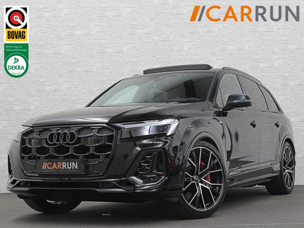 Audi Q7 60e 489pk S Competition RS-Seats | Carbon in/exterie, Automaat, 12 maanden, Gebruikt, Zwart