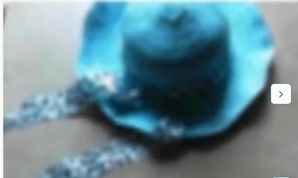 Meisjes hoedje turquoise, Kinderen en Baby's, Ophalen of Verzenden, Zo goed als nieuw, Meisje