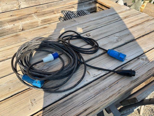 euro verlengkabel caravan kabel aansluit camper + verloop, Caravans en Kamperen, Ophalen of Verzenden, Zo goed als nieuw