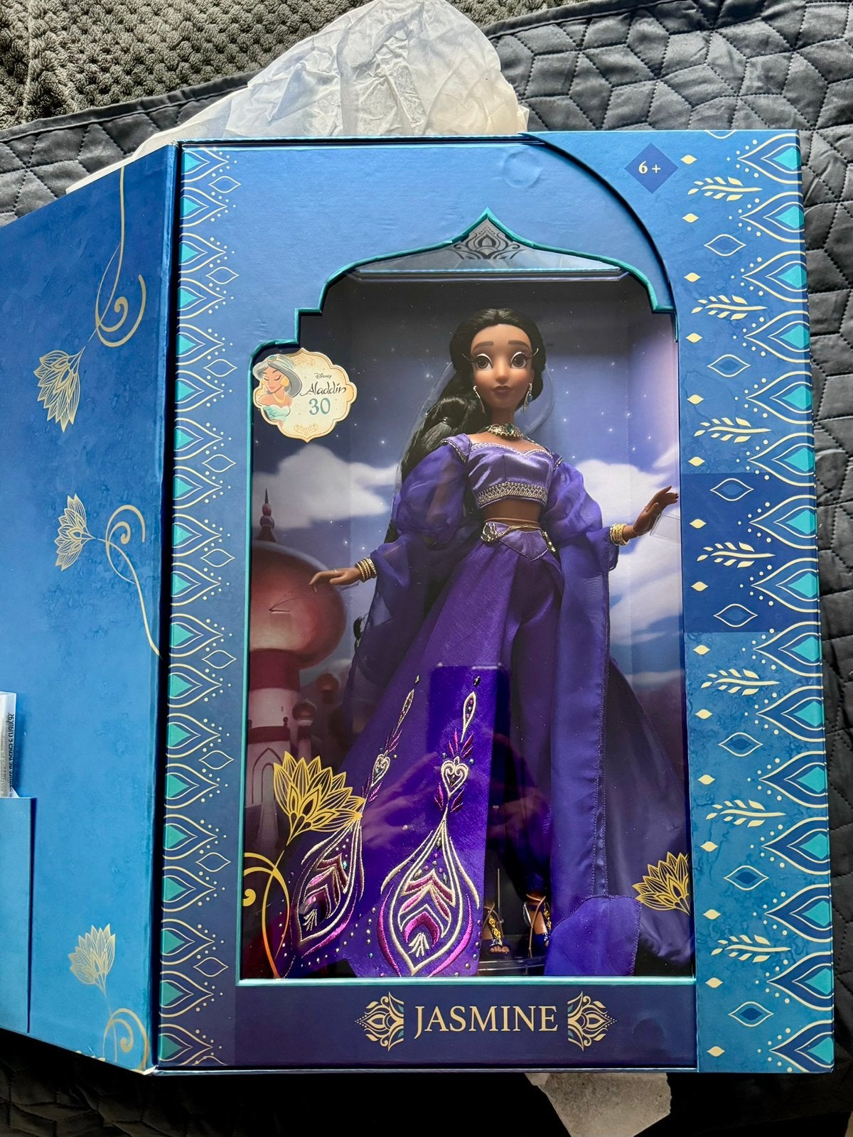 Disney Limited Edition Doll Jasmine Aladdin 30 Anniversary, Verzamelen, Ophalen of Verzenden, Nieuw, Pop