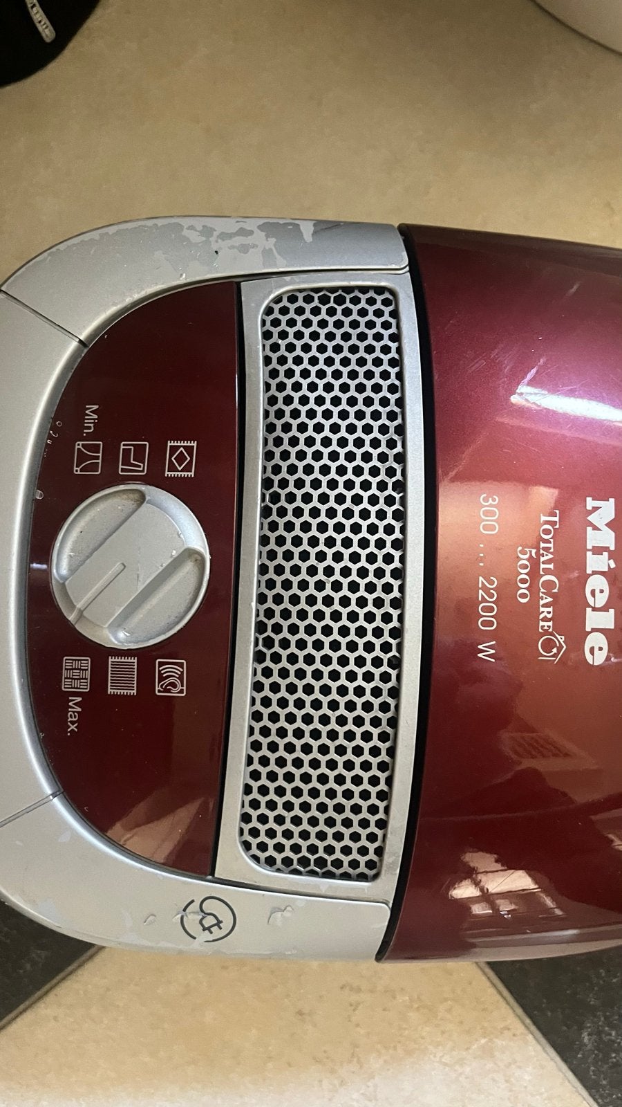 Miele TotalCare 300-2000W stofzuiger met telescopische steel, Witgoed en Apparatuur, Stofzak, Gebruikt, Ophalen of Verzenden, 1600 tot 2000 watt
