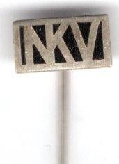 NKV email op zilverkleurig vakbond speldje ( L_026 ), Verzamelen, Verzenden, Zo goed als nieuw, Merk, Speldje of Pin