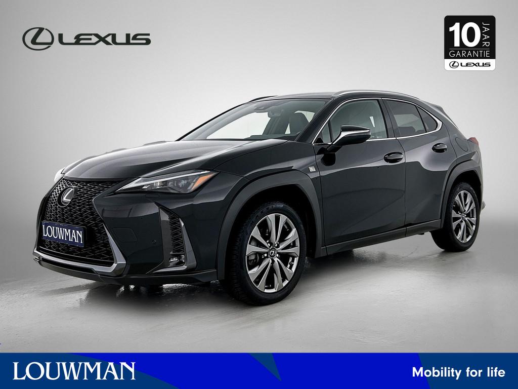 Lexus UX 250h F Sport Line | Navigatie | Stuur-Stoelverwarmi, 12 maanden, Gebruikt, 4 cilinders, Zwart