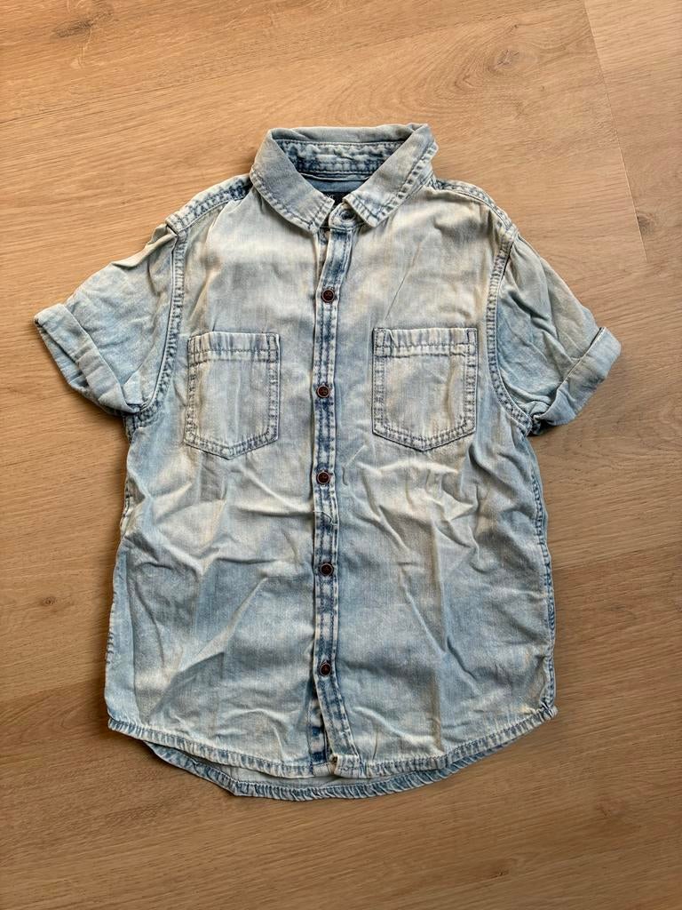 Next Spijkerblouse Maat 116, Ophalen of Verzenden, Gebruikt, Jongen of Meisje, Overhemd of Blouse