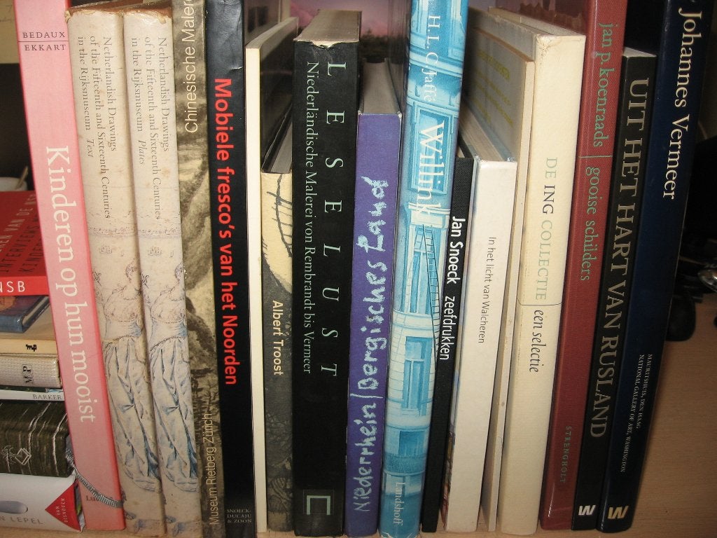 Partijtje kunstboeken.....prima staat, Ophalen of Verzenden, Gelezen, Schilder- en Tekenkunst