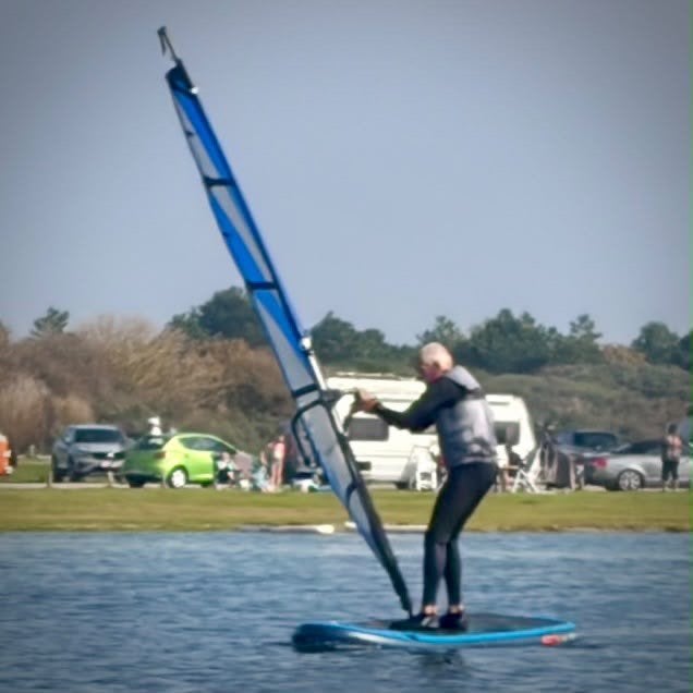 STX inflatable Windsurf  Board, 250 tot 300 cm, STX, Ophalen of Verzenden, Zo goed als nieuw